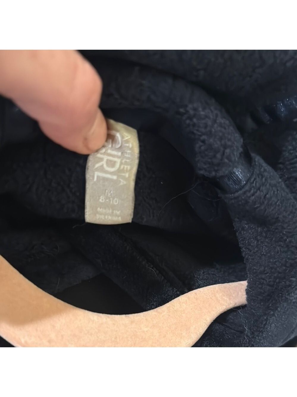 Athleta Blue Hooded Sweatshirt with Soft Fleece - Picture 4 of 4